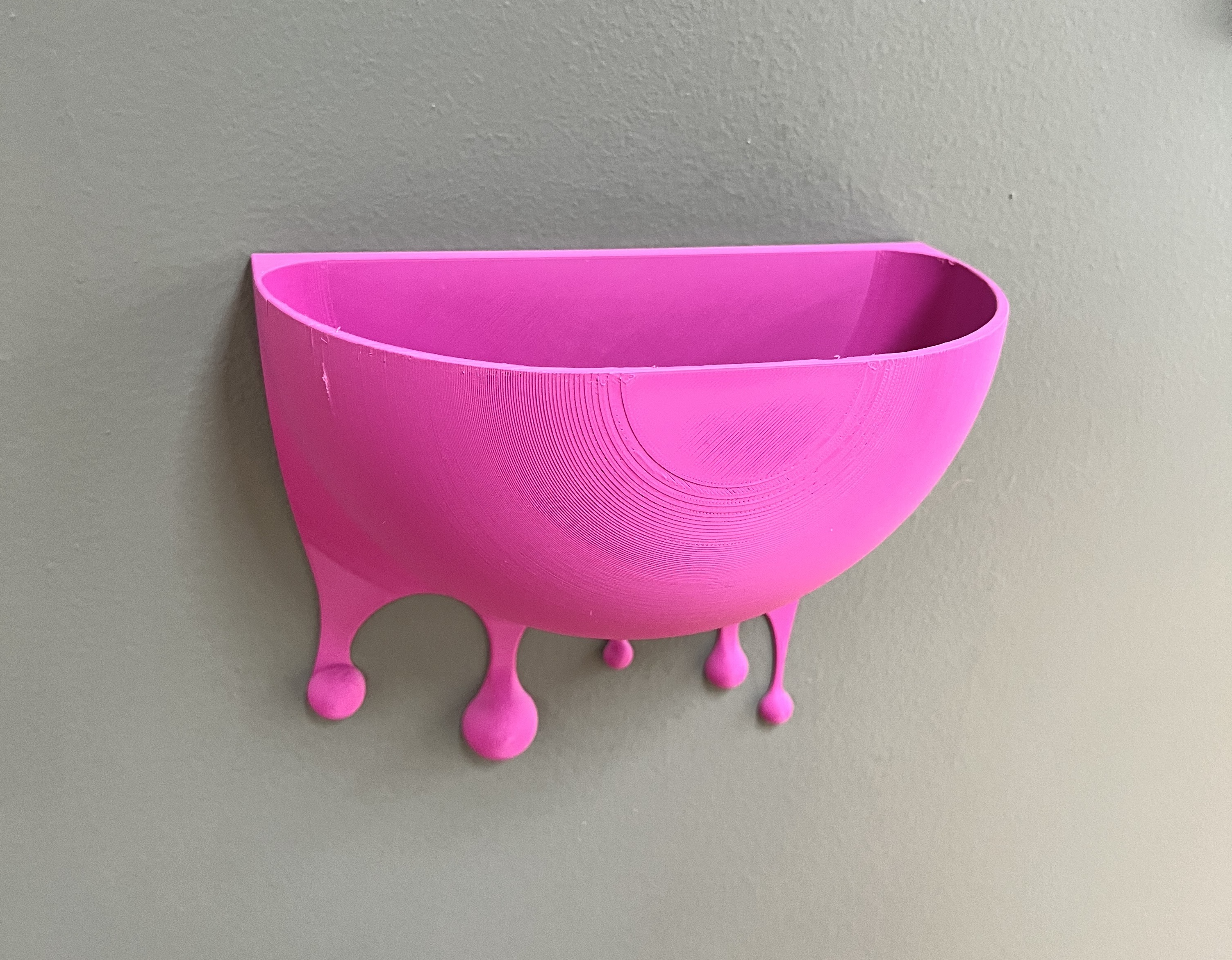 Melting Wall Mounted Bin