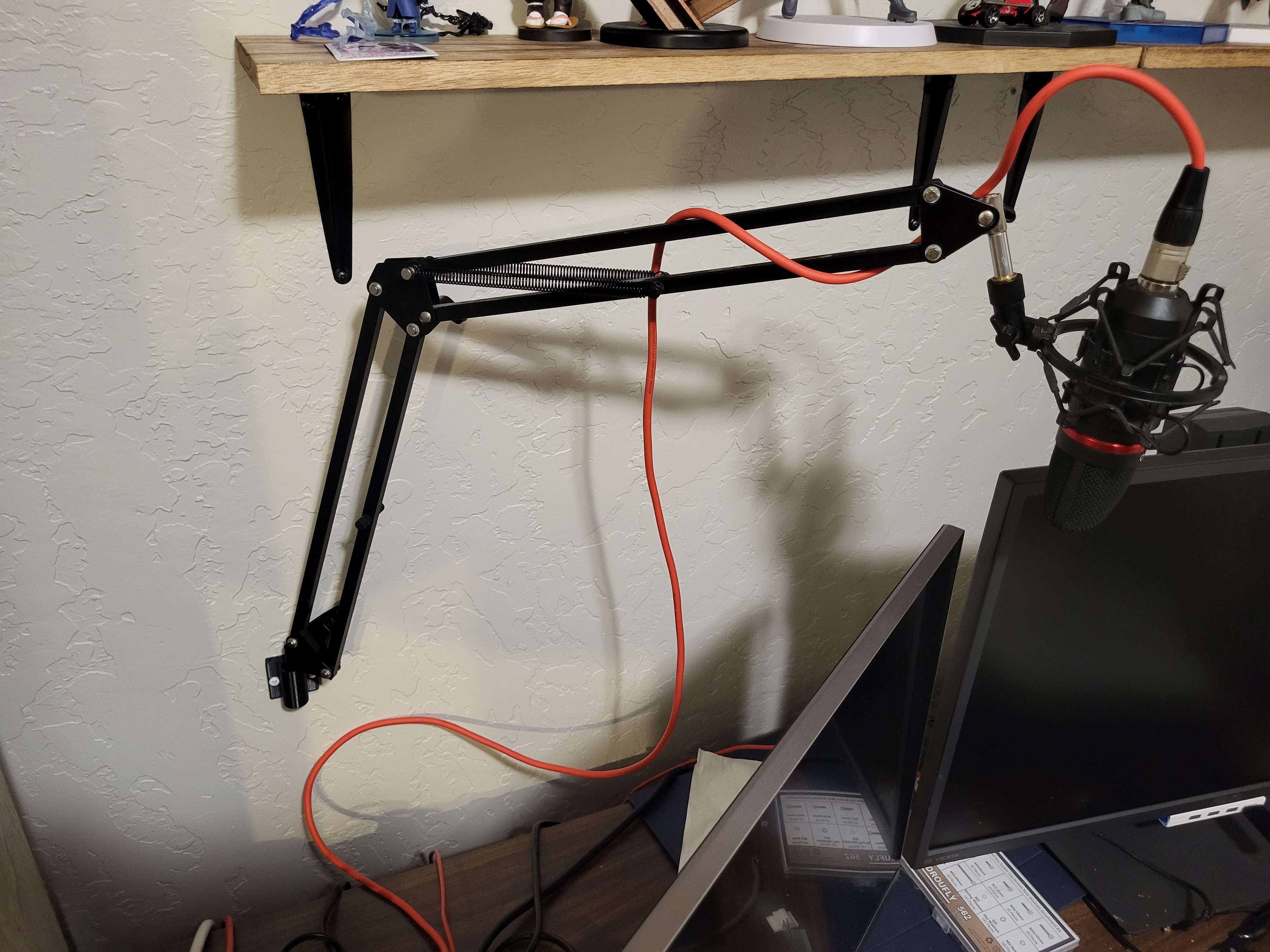 Boom Arm Wall Mount by Lazruck | Download free STL model | Printables.com