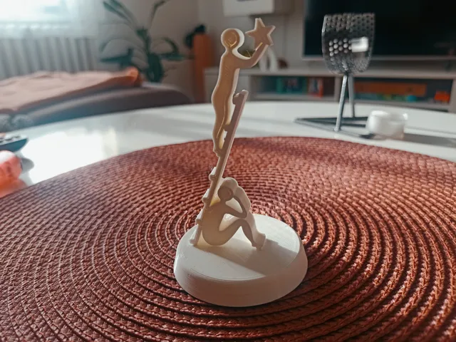 To the stars accomplishment trophy