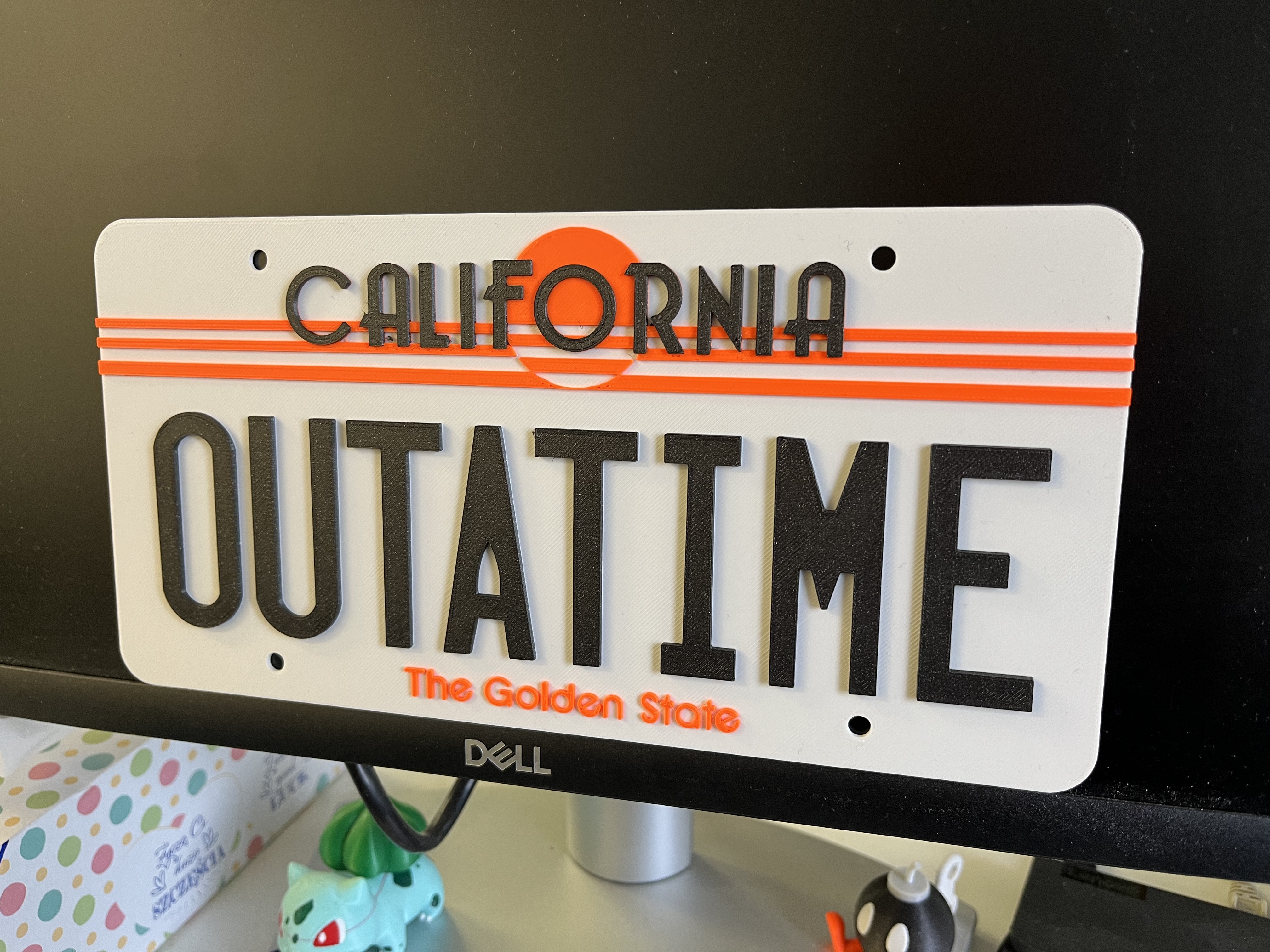 "Back to the Future" license plate - MMU remix