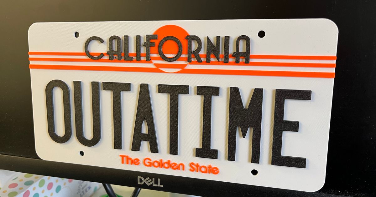 "Back to the Future" license plate - MMU remix by Pubel | Download free