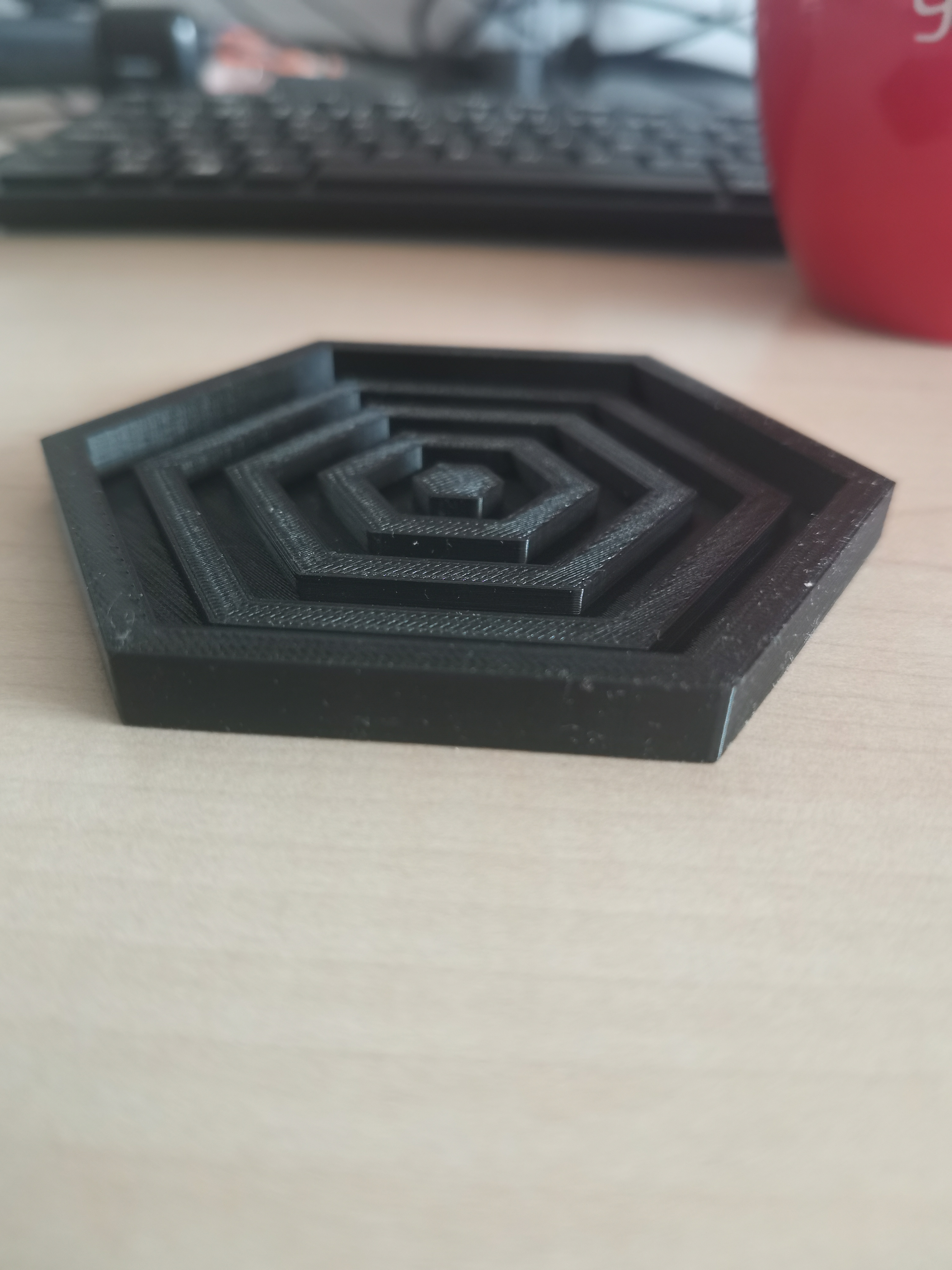 Miniatura 2 do modelo 3D Simple cup coaster