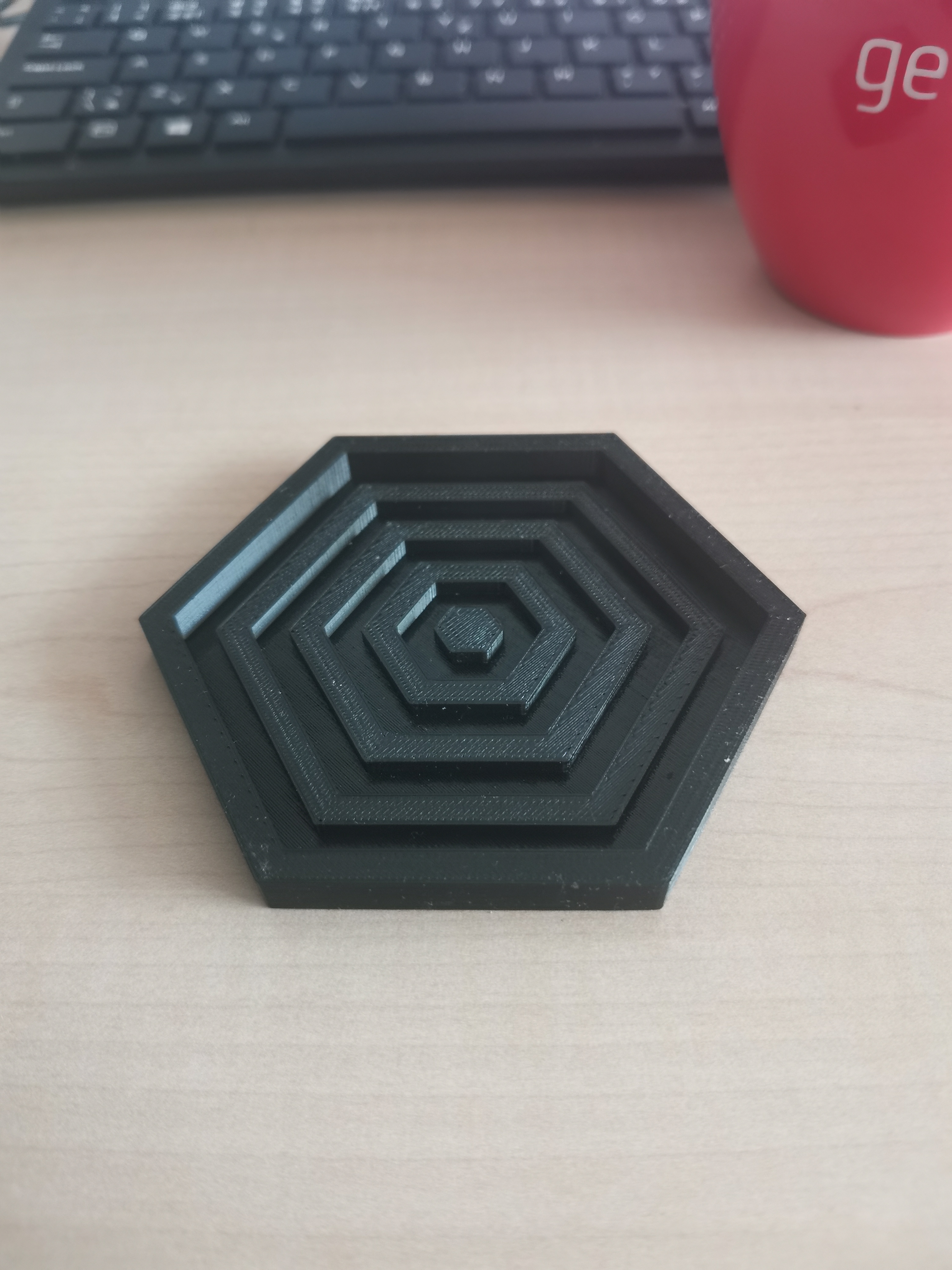 Miniatura 3 do modelo 3D Simple cup coaster