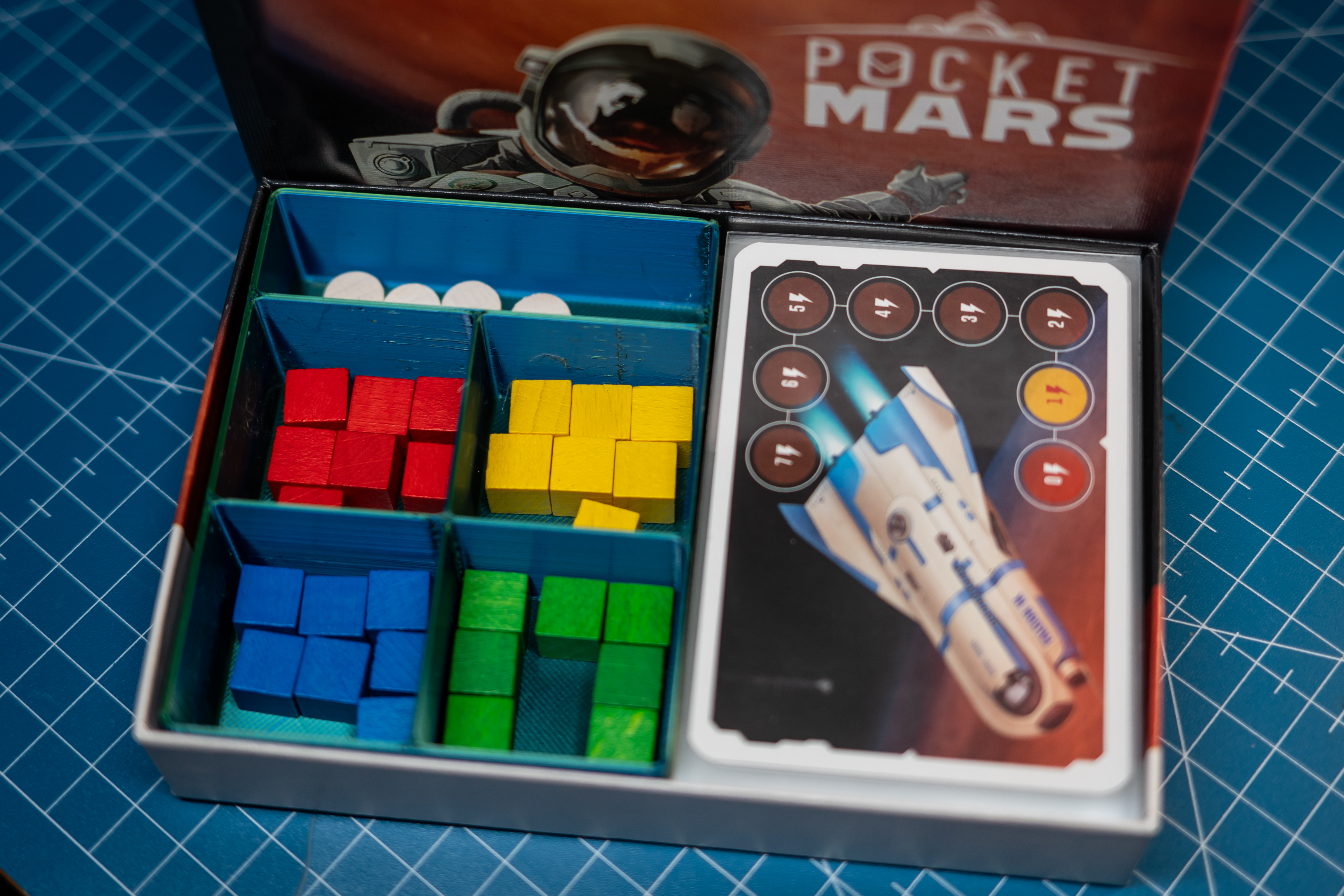 Pocket Mars Card Game Insert