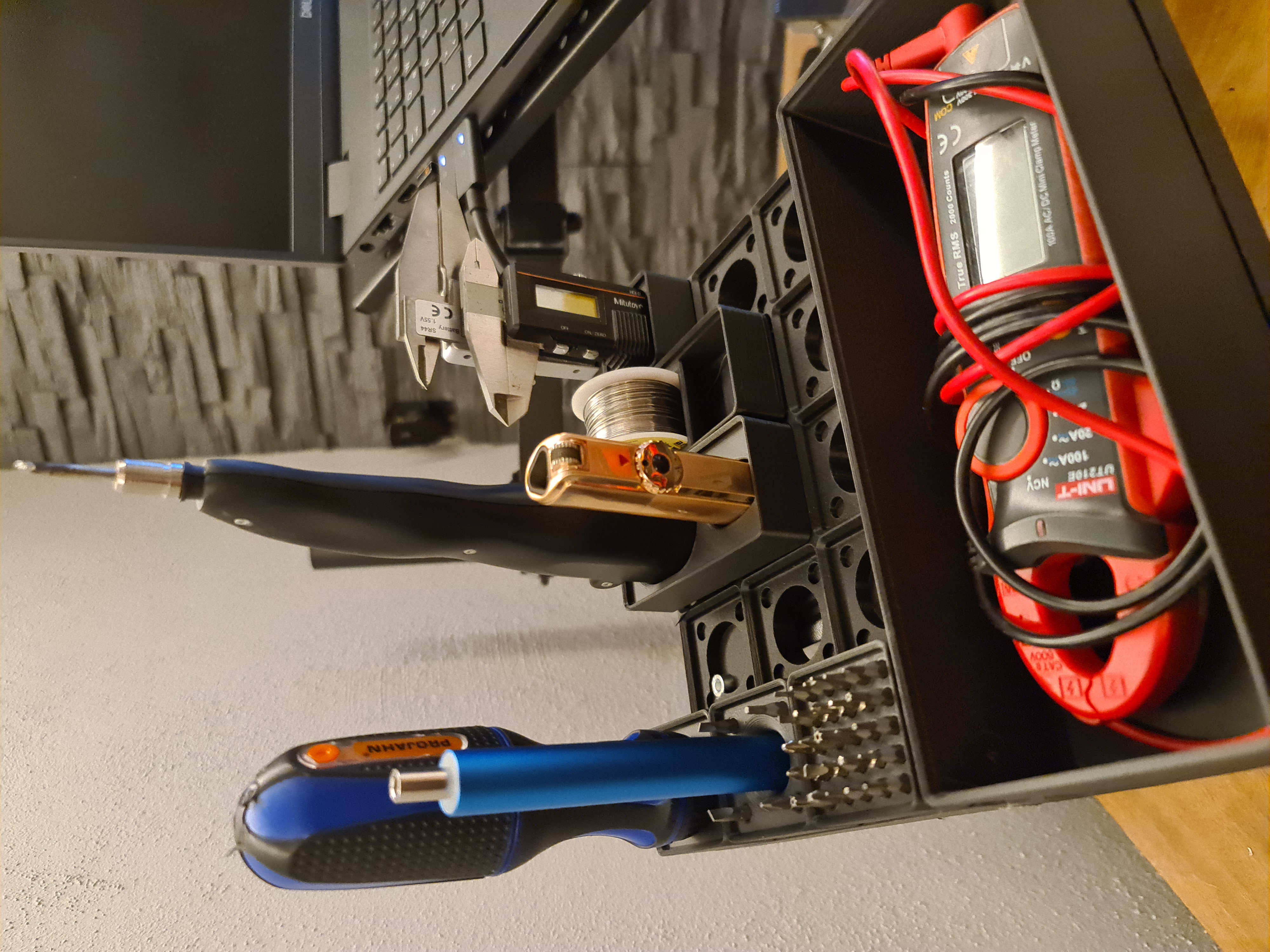 Gridfinity Array 25x Vesa mount for Tools — miniatura 2