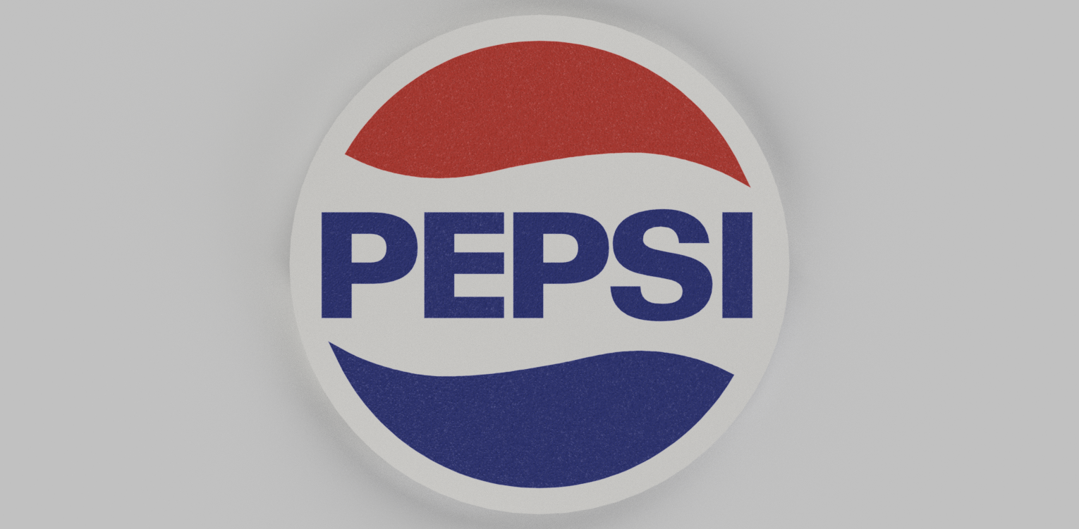 Pepsi Logo (Reverse Print) by Art3Design | Download free STL model ...