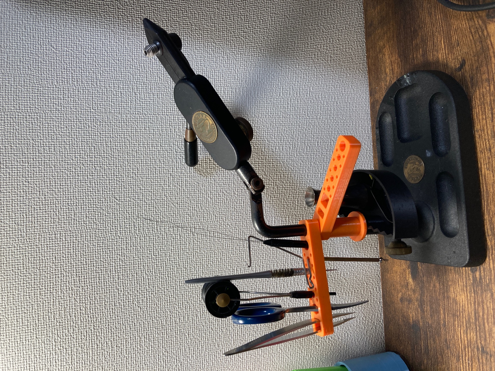 Tool holder for REGAL fly tying vise