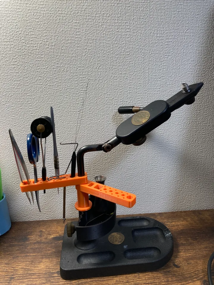 Tool holder for REGAL fly tying vise by Kazu-chan, Download free STL model