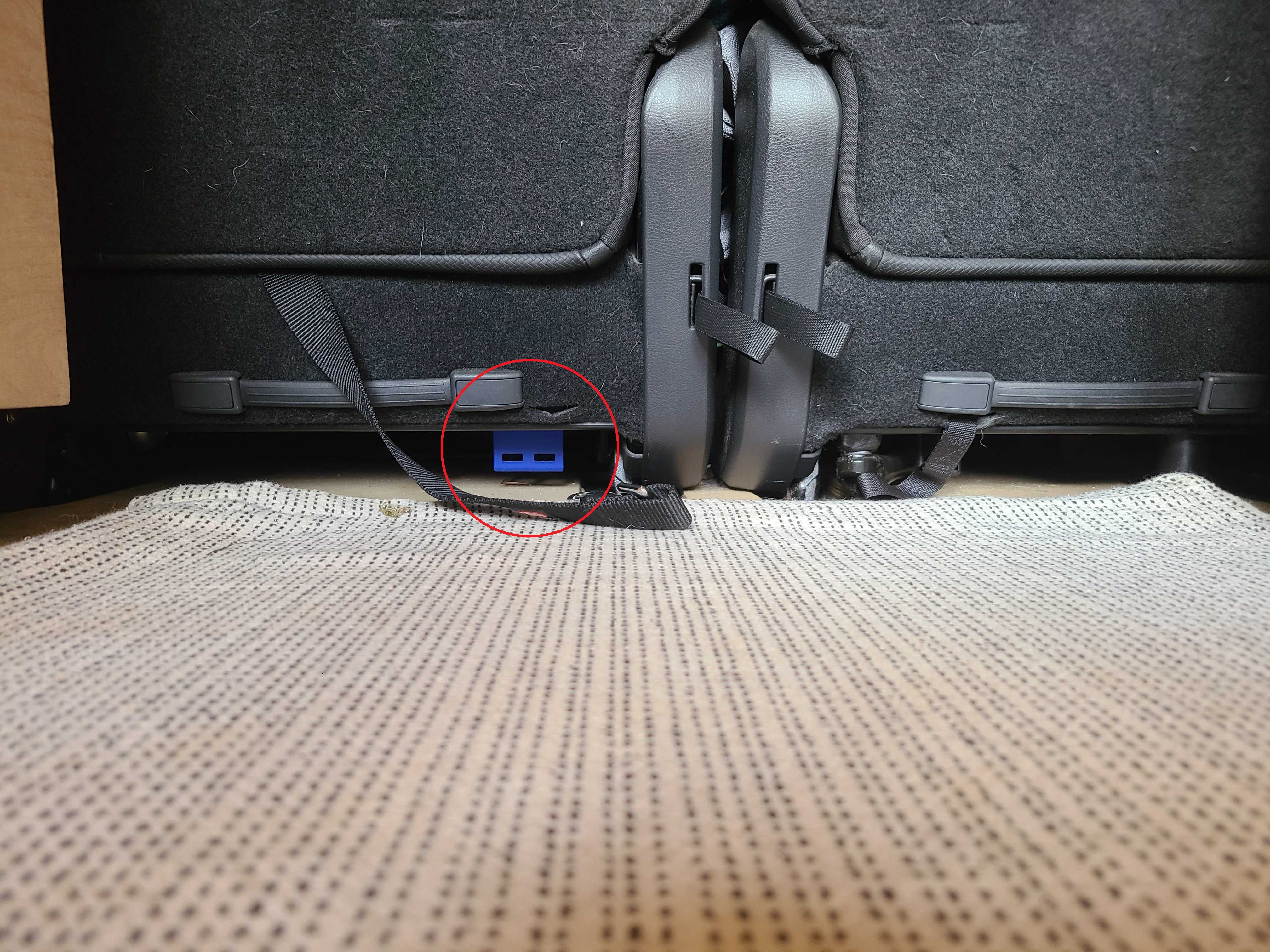 Ersatzteil Entriegelungsgriff Auto-Rückbank