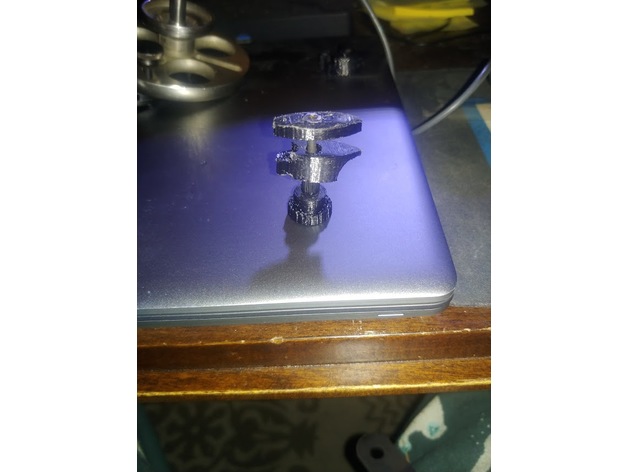 Watchmakers faceplate clamp