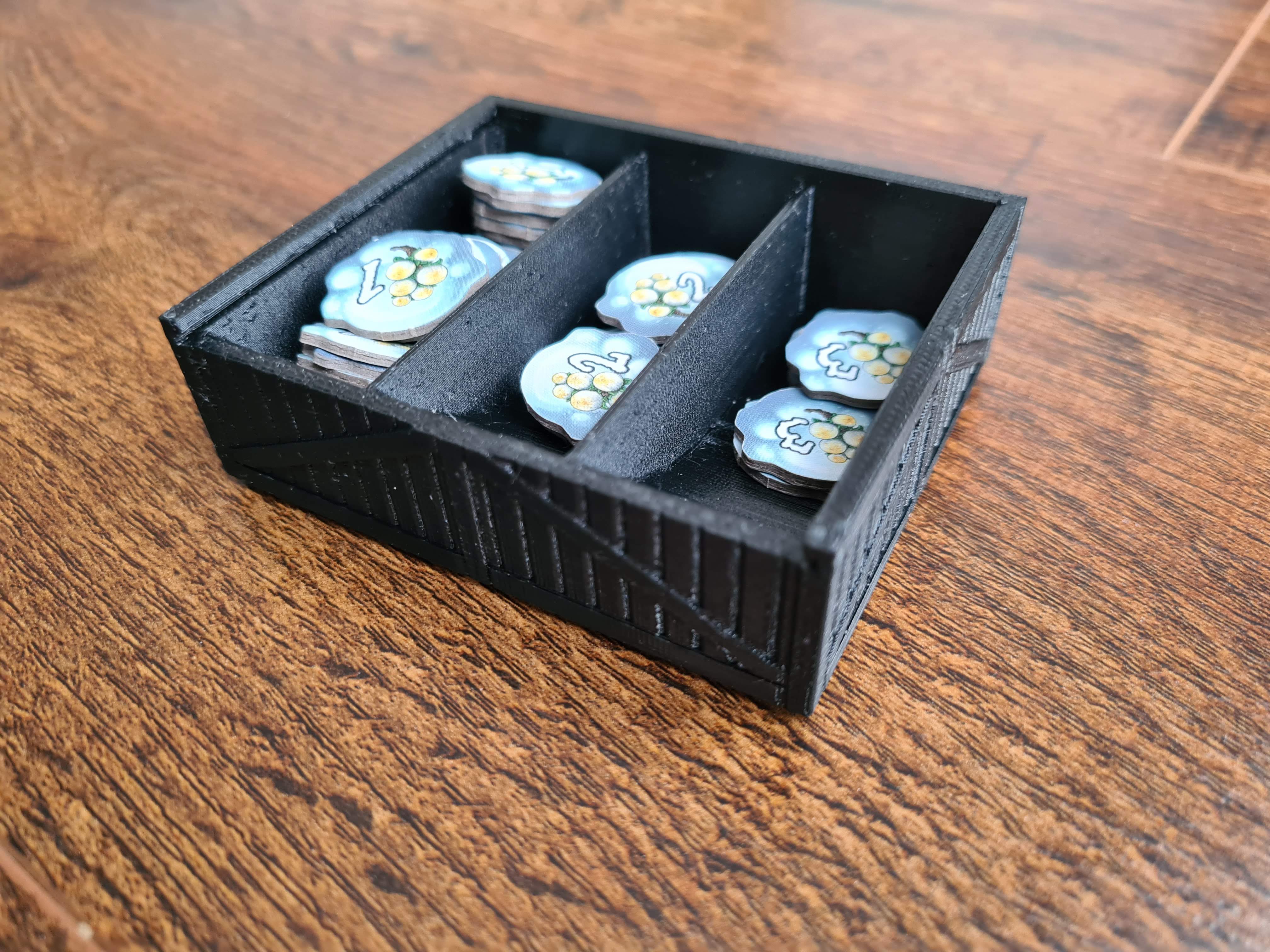 Quacks of Quedlinburg 3-tray organizer with no slot