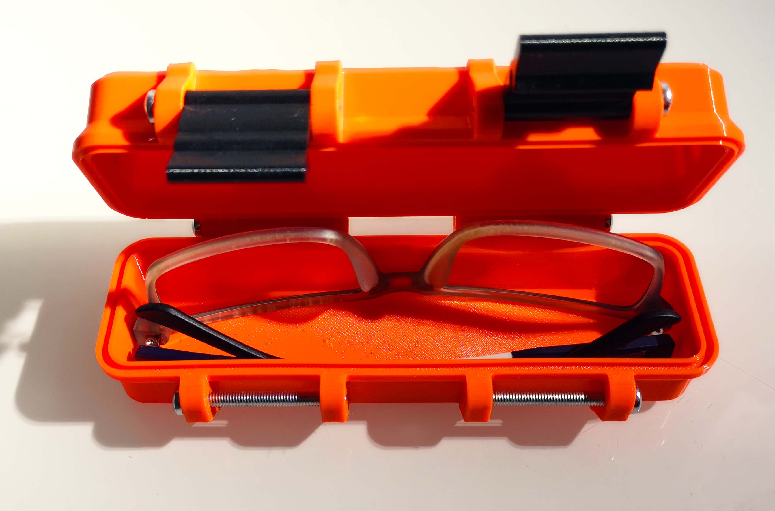 Rugged Box Eyeglass Cases (Sizes NORMAL and LARGE) by Enderman Prints