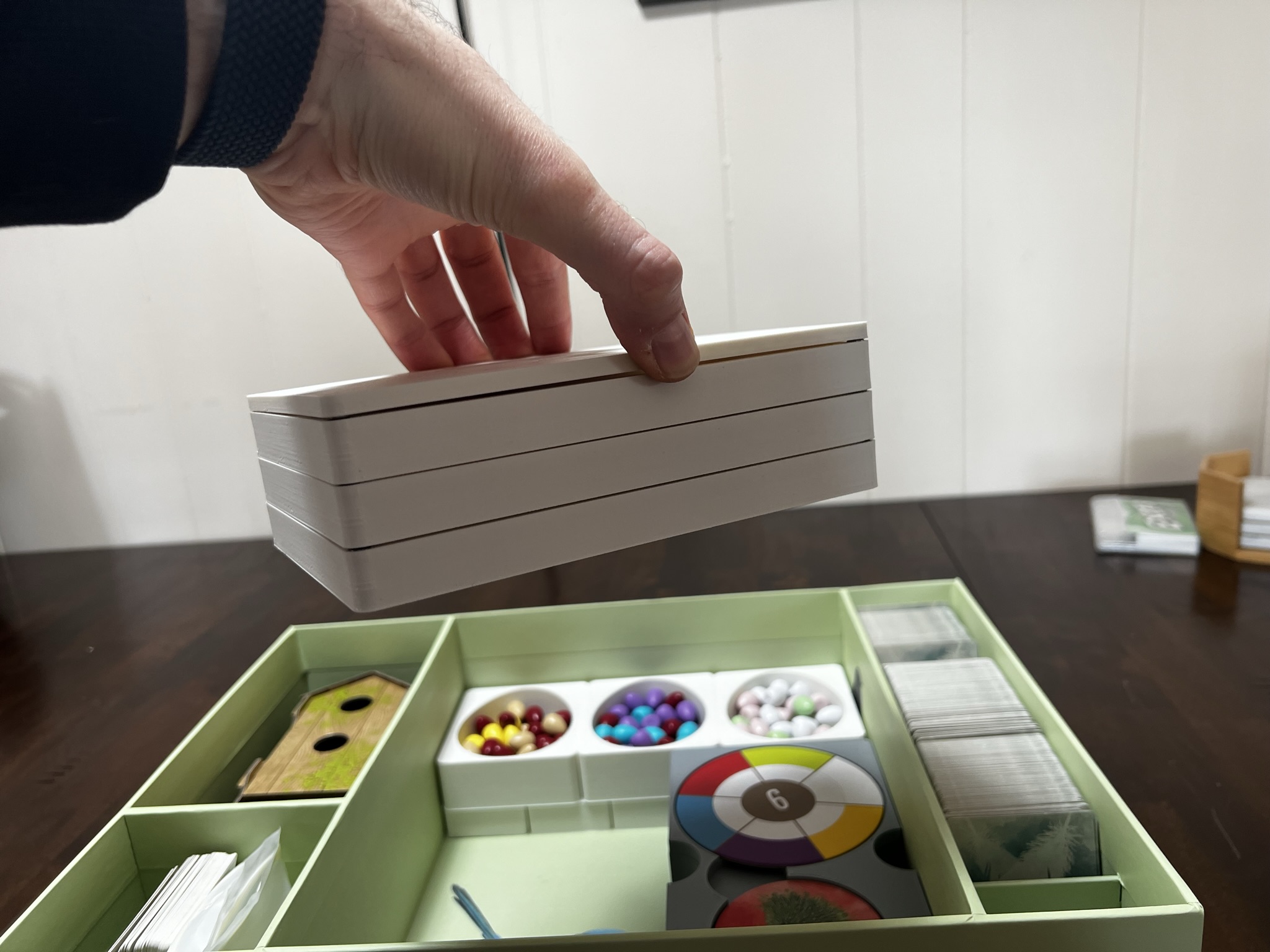 Miniatura 2 do modelo 3D Wingspan Nesting Box magnetic insert