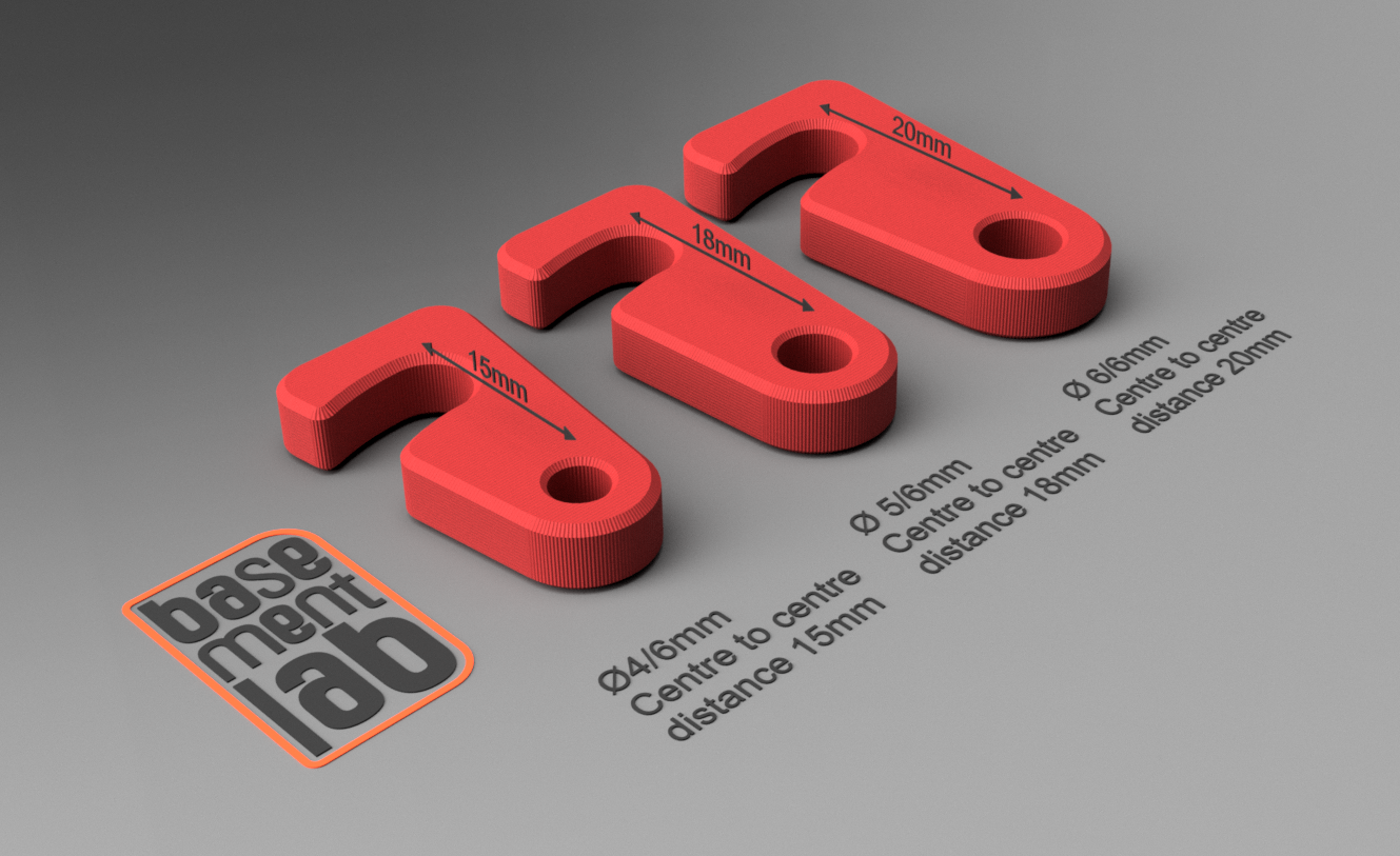 Captive C washer / Hook - Rondella a C prigioniera / Gancio