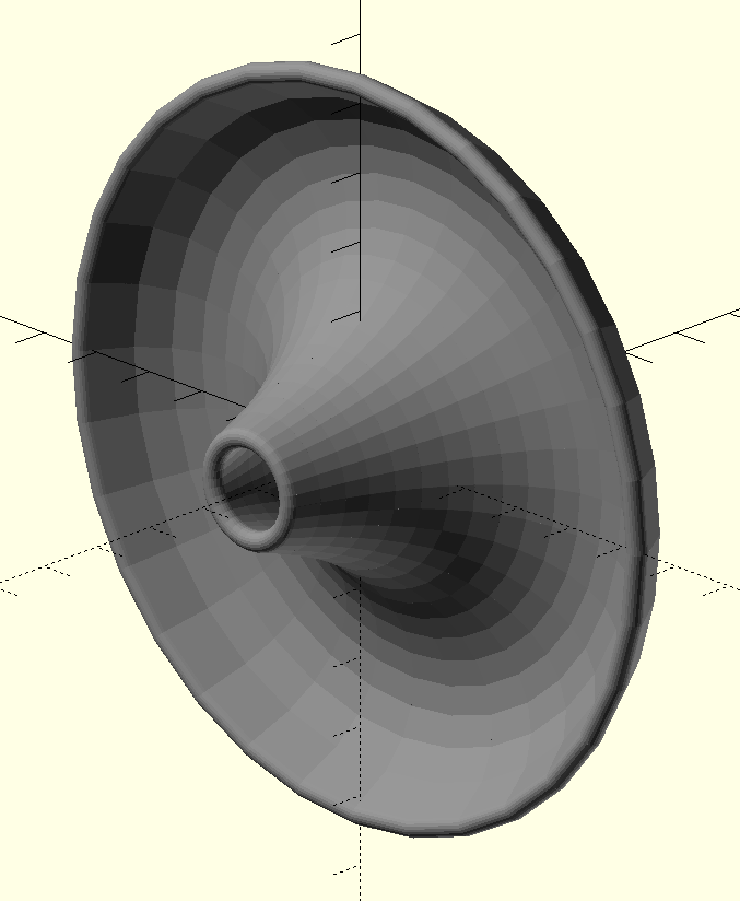 Spherical Wave Horn Generator by mechadense | Download free STL model ...