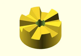 Customizable Hirth Joint (vertex version) (library) DEPRECATED