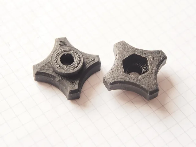 Customizable Finger Grip for Hex Head Screw