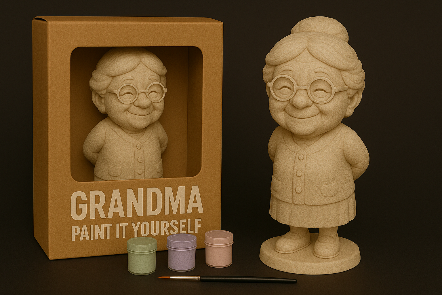 Grandma – Paint-It-Yourself
