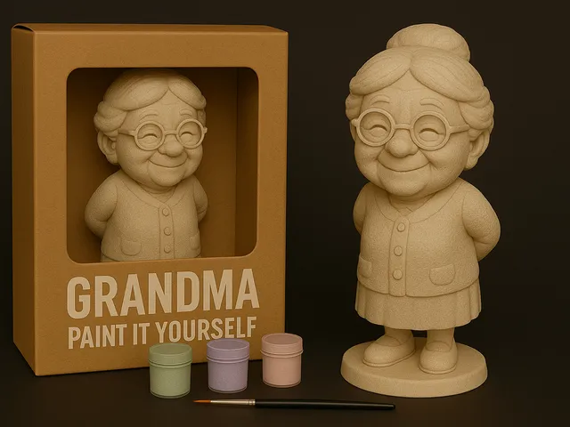 Grandma – Paint-It-Yourself