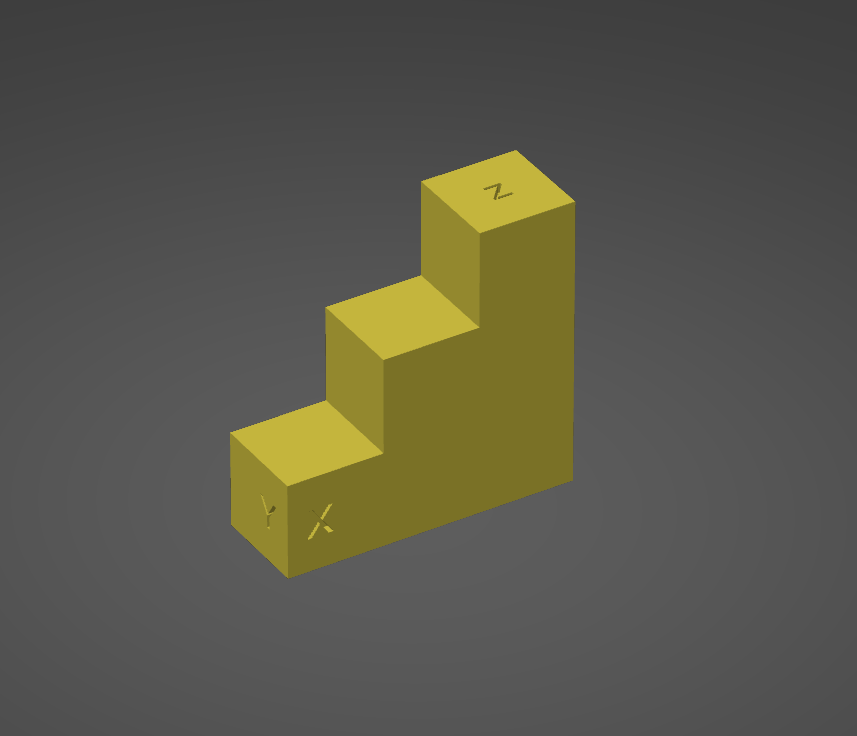 Dimensions test - Stairs