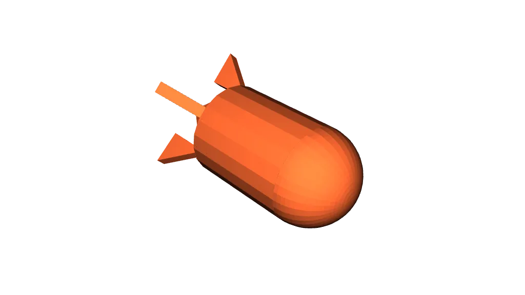Tiny Nuclear Bomb by Trey Parker | Download free STL model | Printables.com