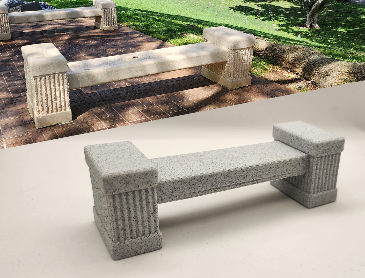 Cemetery Benches