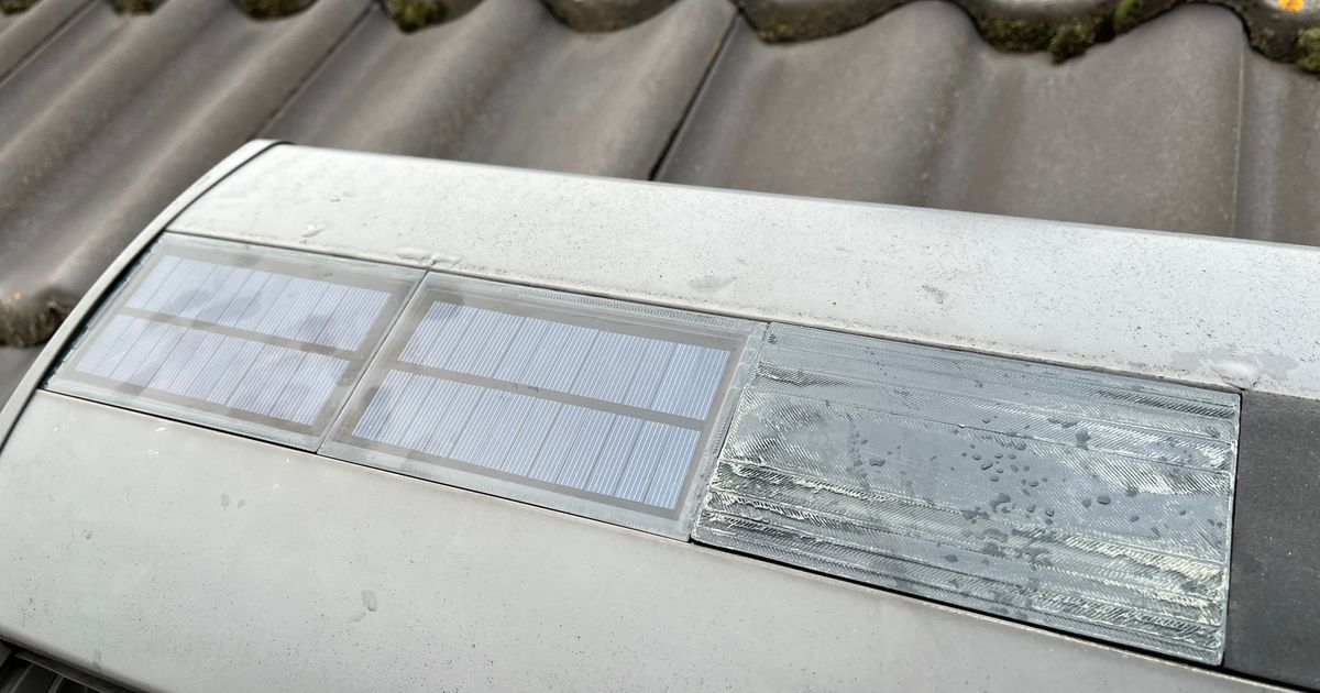 Velux Roof window shutters Solar panel by Chris vK Download free