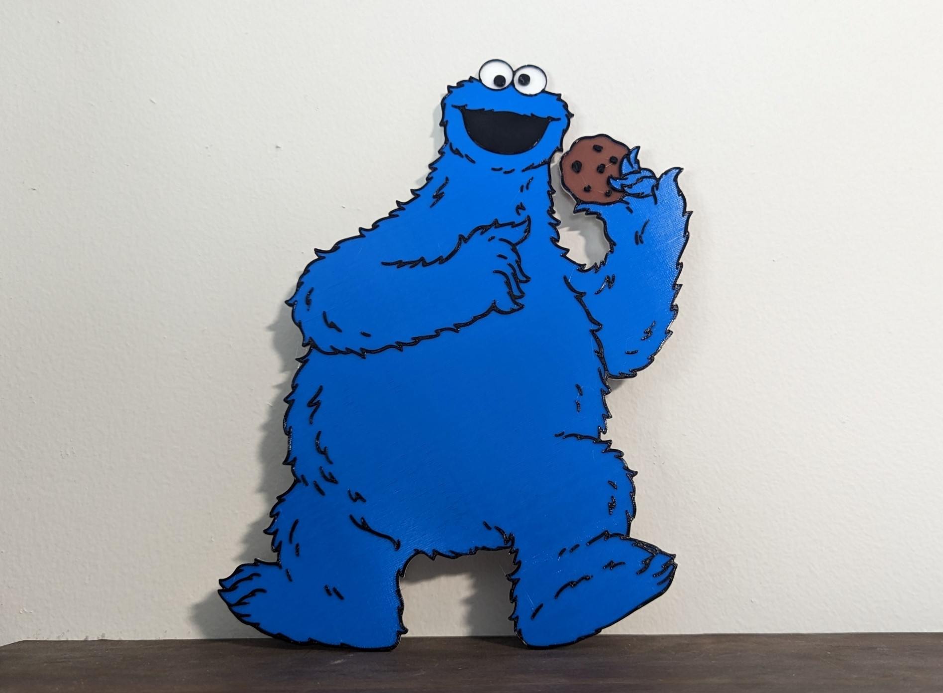 STL file Sesame Street cookie monster Head・3D printable model to