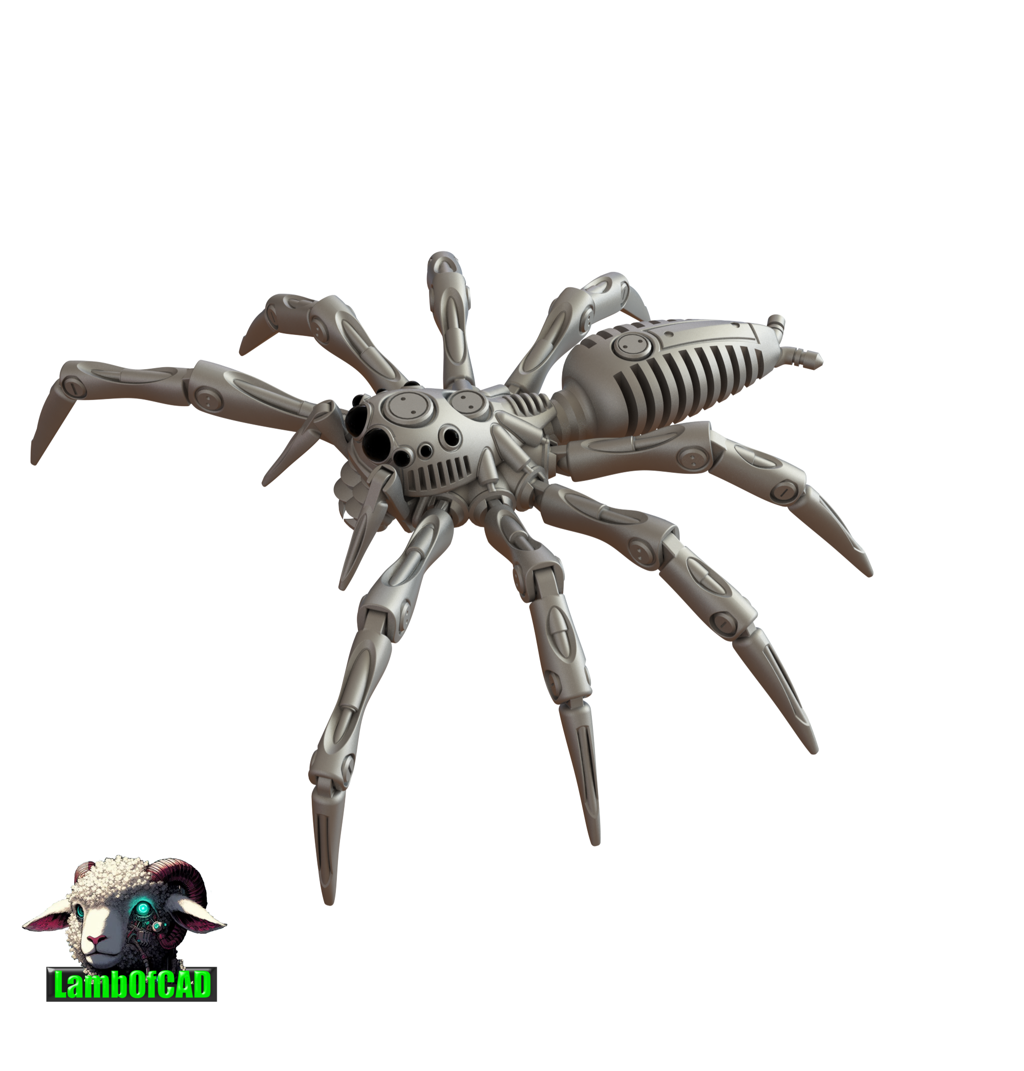 Miniatura 14 do modelo 3D Robotic Jumping Spider