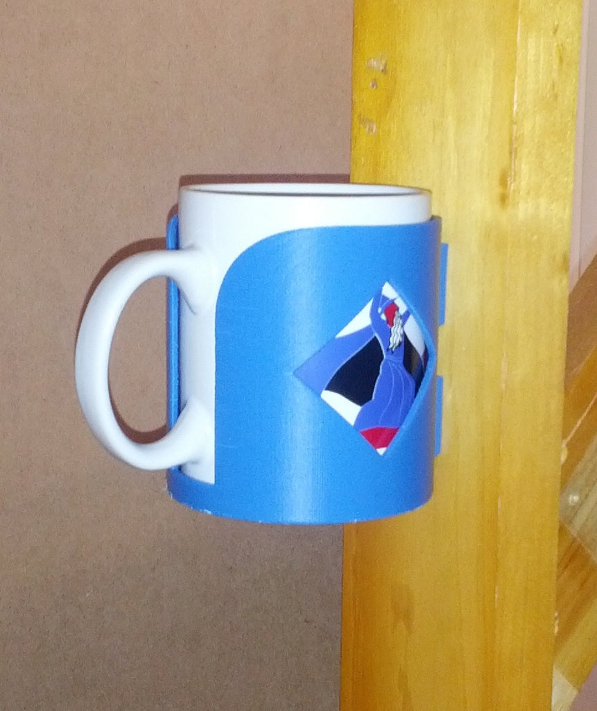 Wall Mounted Bottle, Can and Mug Holder