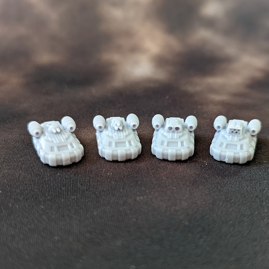 Hover APCs for 6mm Tabletop Wargames