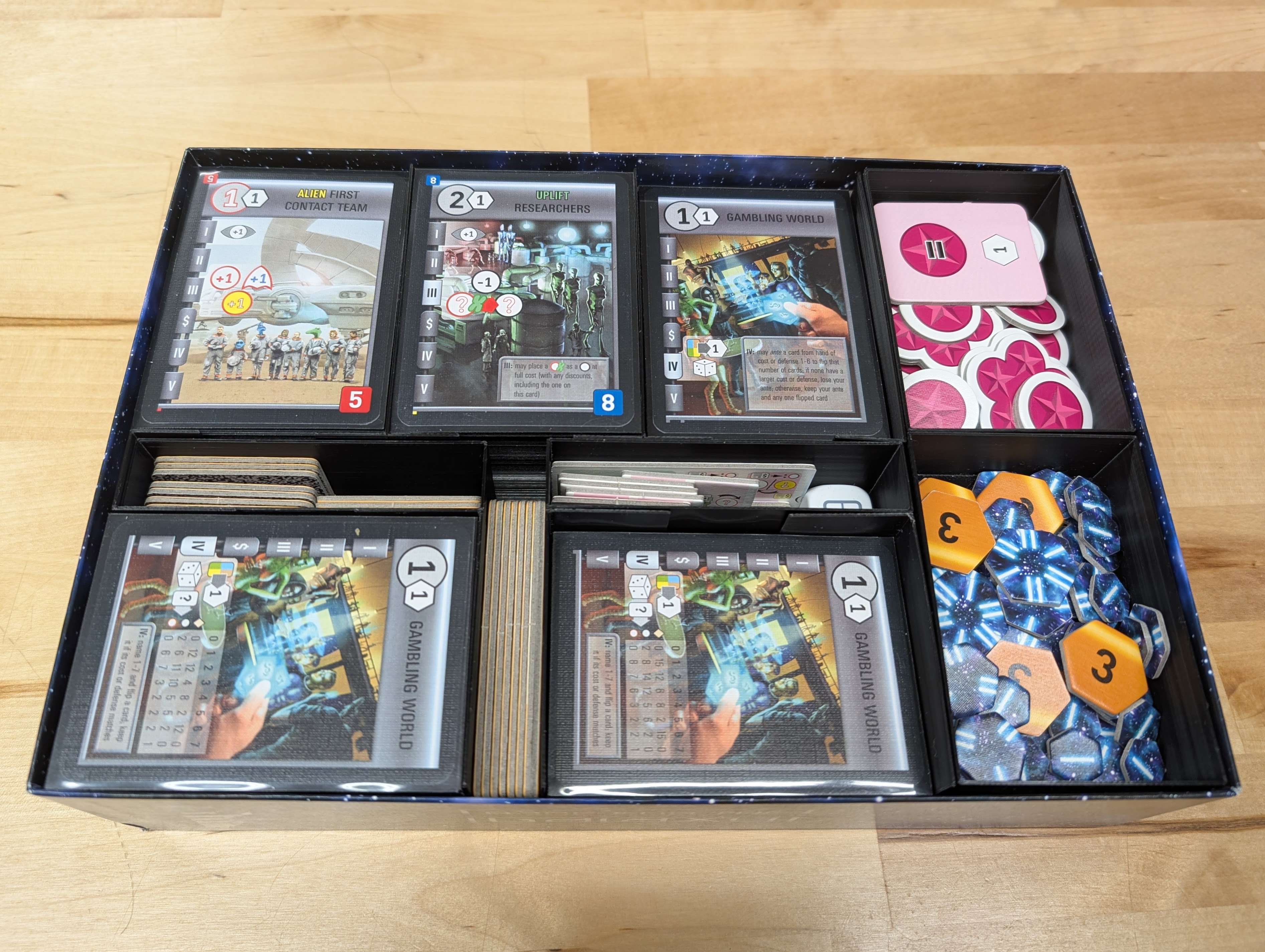 Race for the Galaxy Insert - All Expansions Sleeved