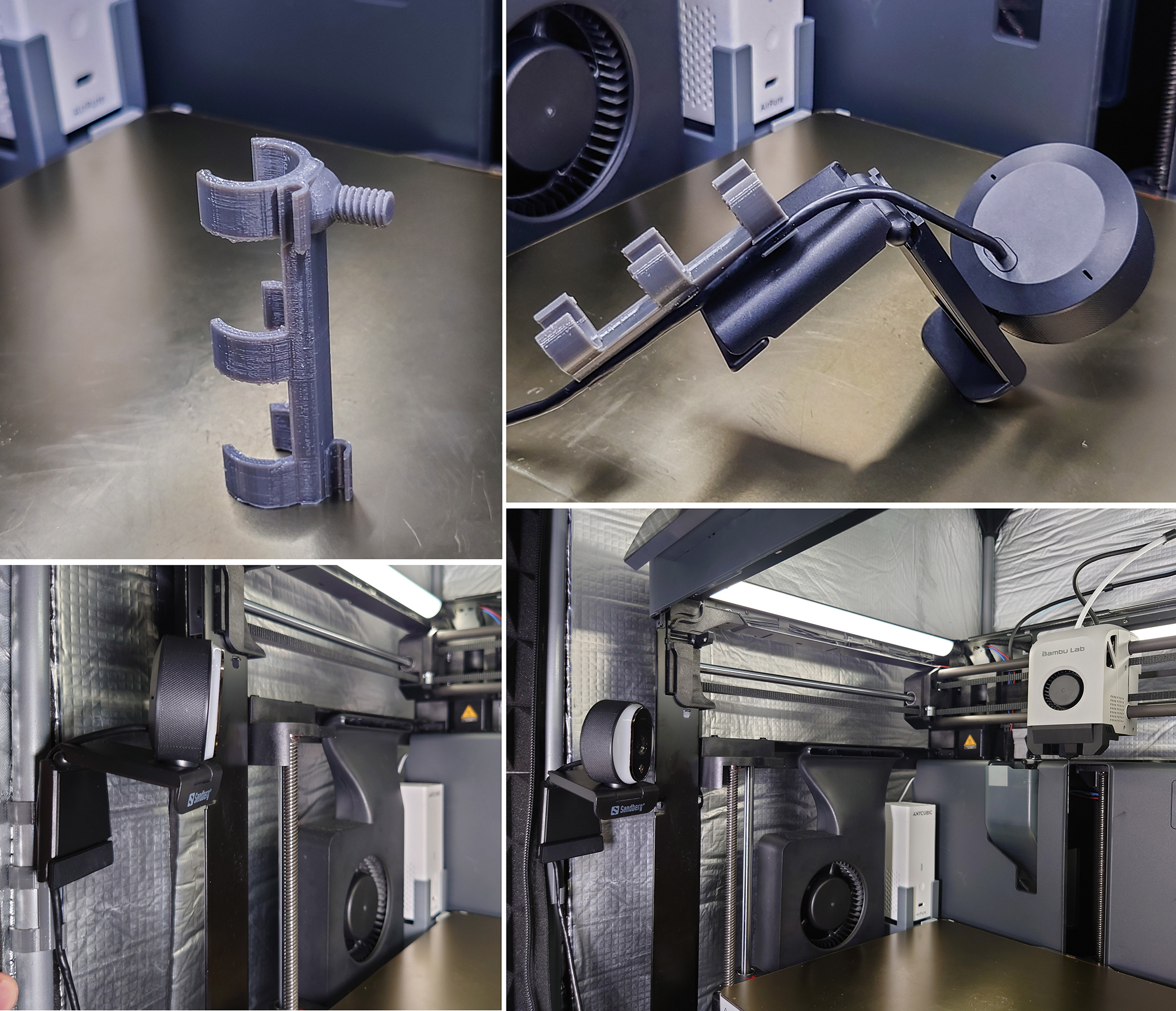 Creality enclosure camera mount by Jesse Kainulainen Download free