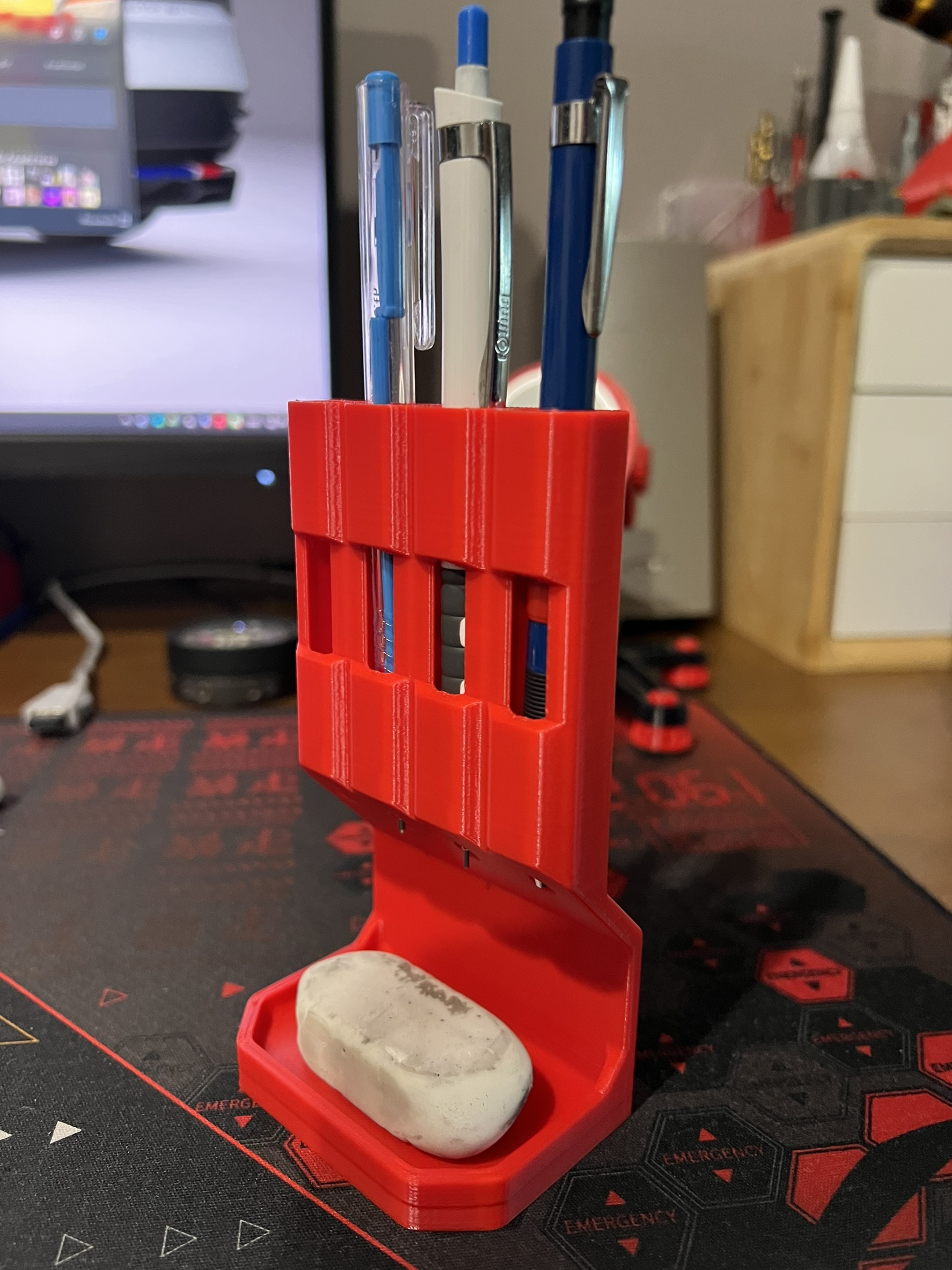 No-Touch Tip Desktop Pen Organizer (3 & 4 Slot Versions)