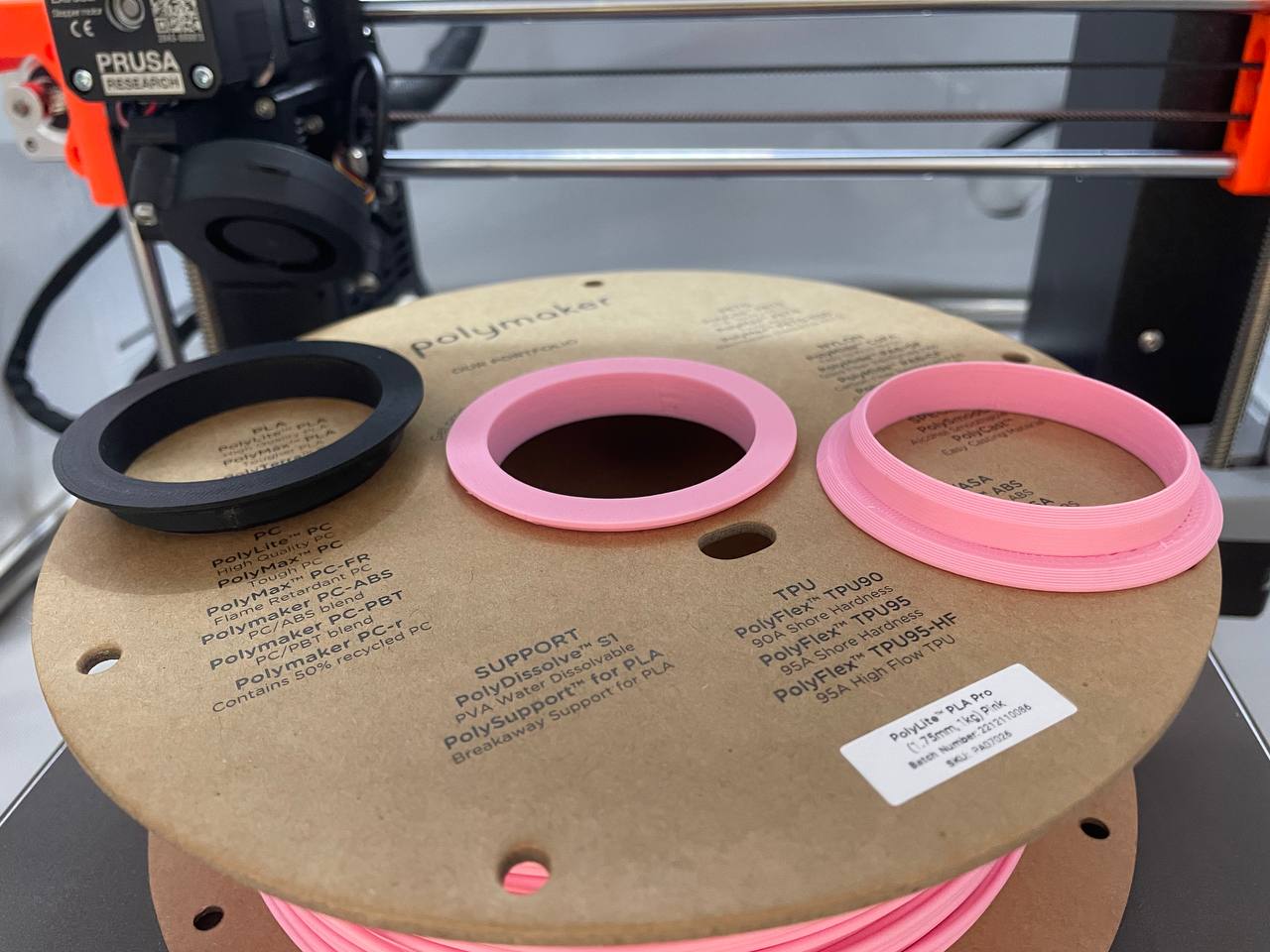 Minimal Cardboard Spool Adapter - OpenSCAD