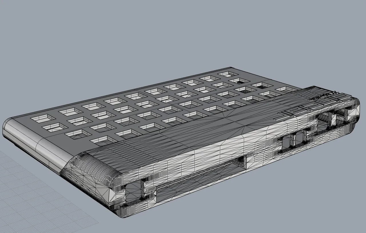 ZXSpectrum “rubber” case for cherry keyboard by Sergio Morales