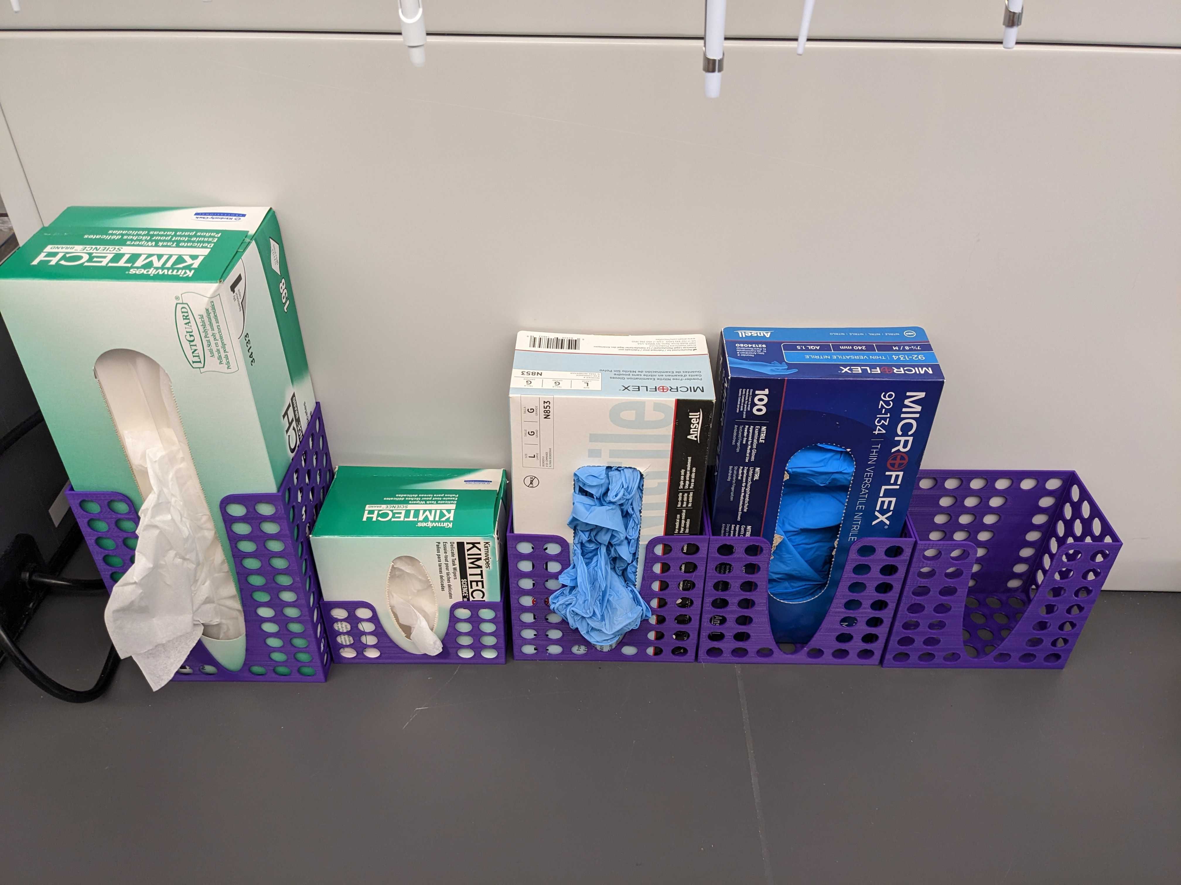 Glove/Kimwipe holders