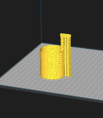 Miniatura 4 do modelo 3D cup and straw