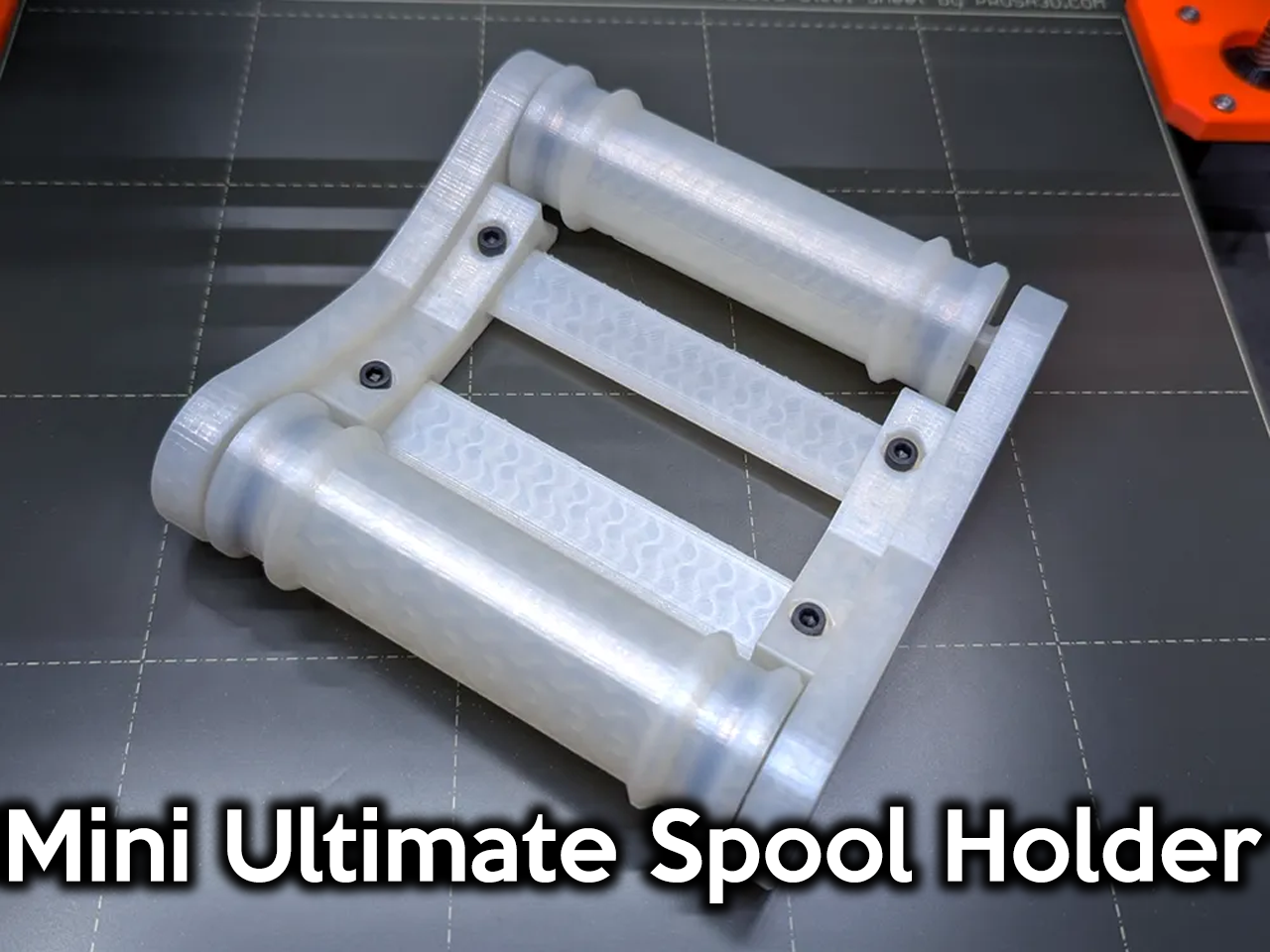 Mini Ultimate Spool Holder 3D model thumbnail