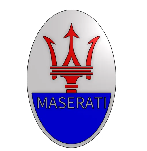 Maserati Logo by Nathan S, Download free STL model
