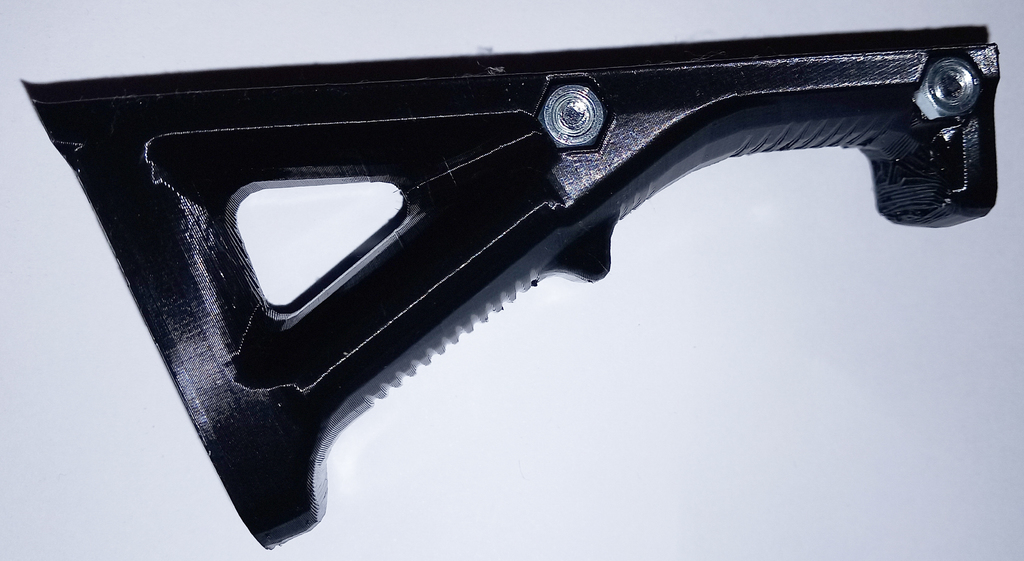 Miniatura 2 do modelo 3D Angled foregrip picatinny