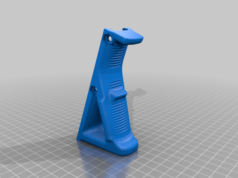 Miniatura 4 do modelo 3D Angled foregrip picatinny