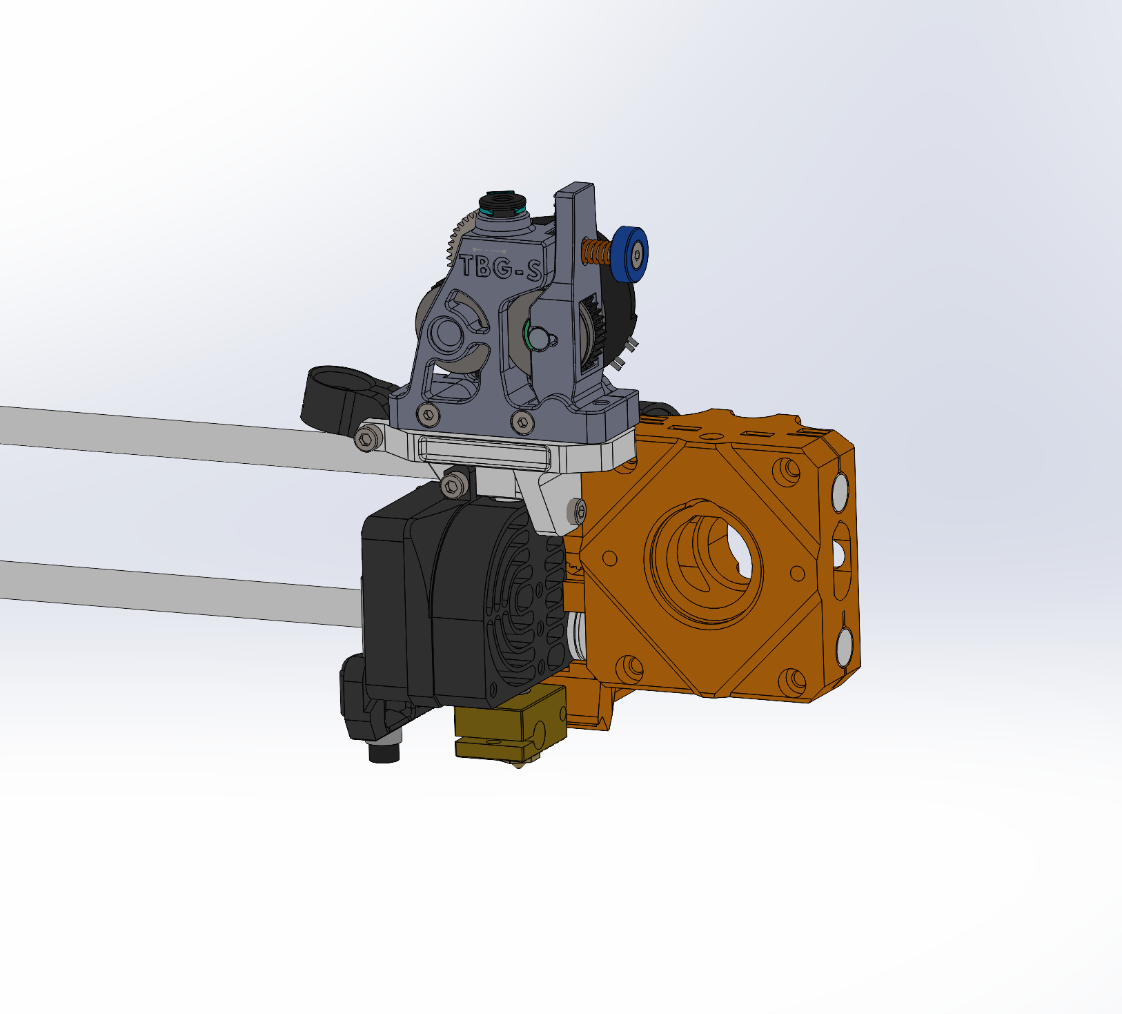 Sherpa or TBGS extruder Direct drive conversion for Prusa mini V2 by ...