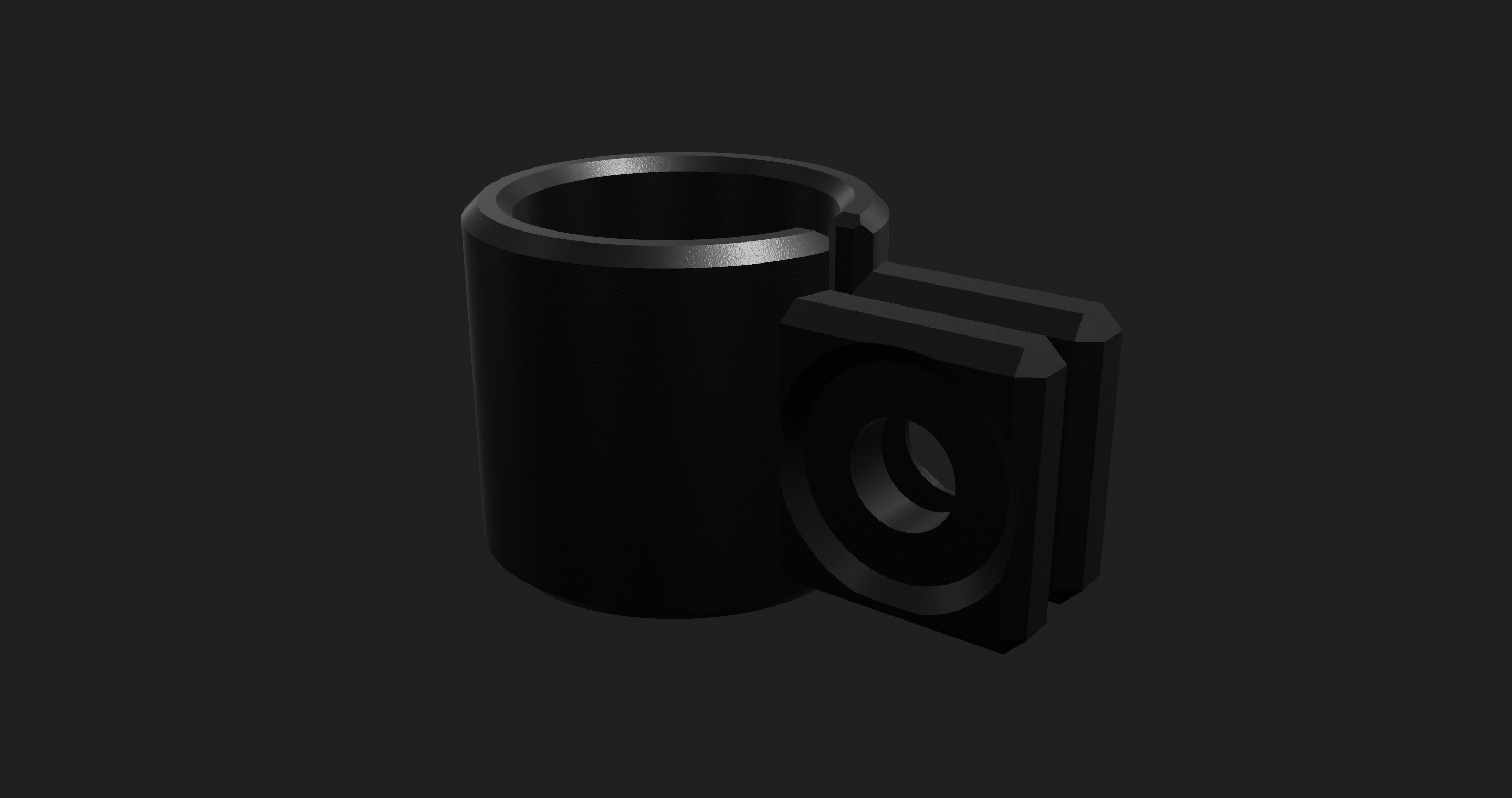 30mm Clamp for Low Profile Microphone Arm 3D model