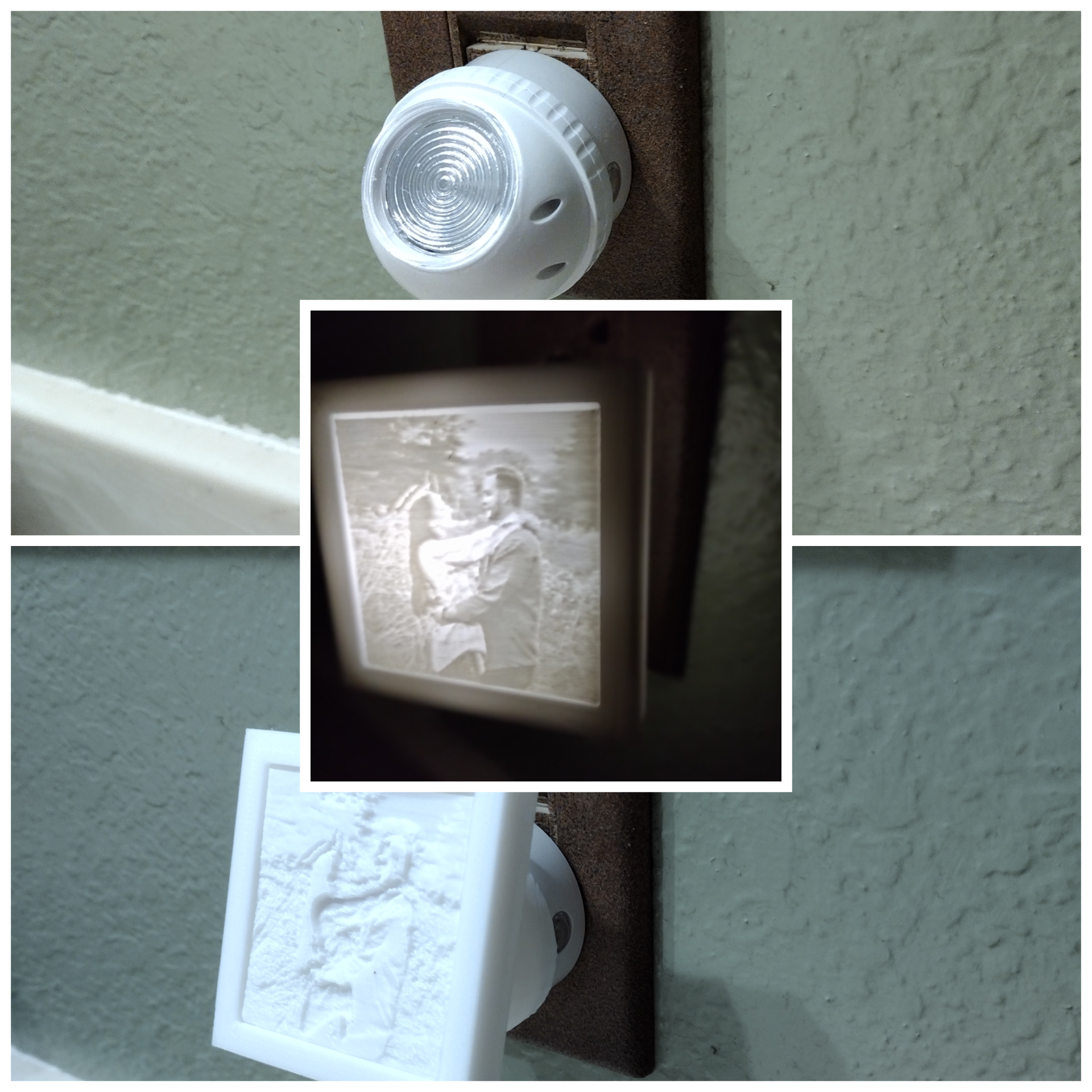 Lithophane Night Light by PaPa Dad Download free STL model