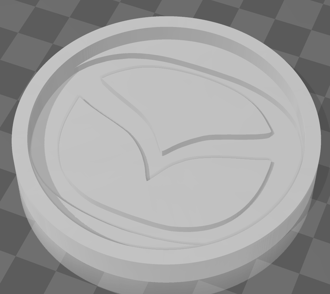 Mazda Cup Holder Insert/Coaster by Willy Download free STL model
