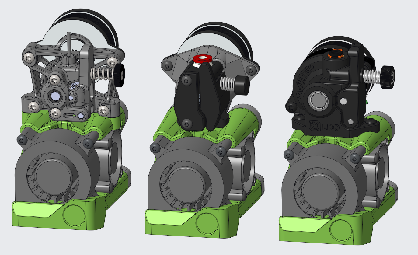 Lerdge iX direct extruders