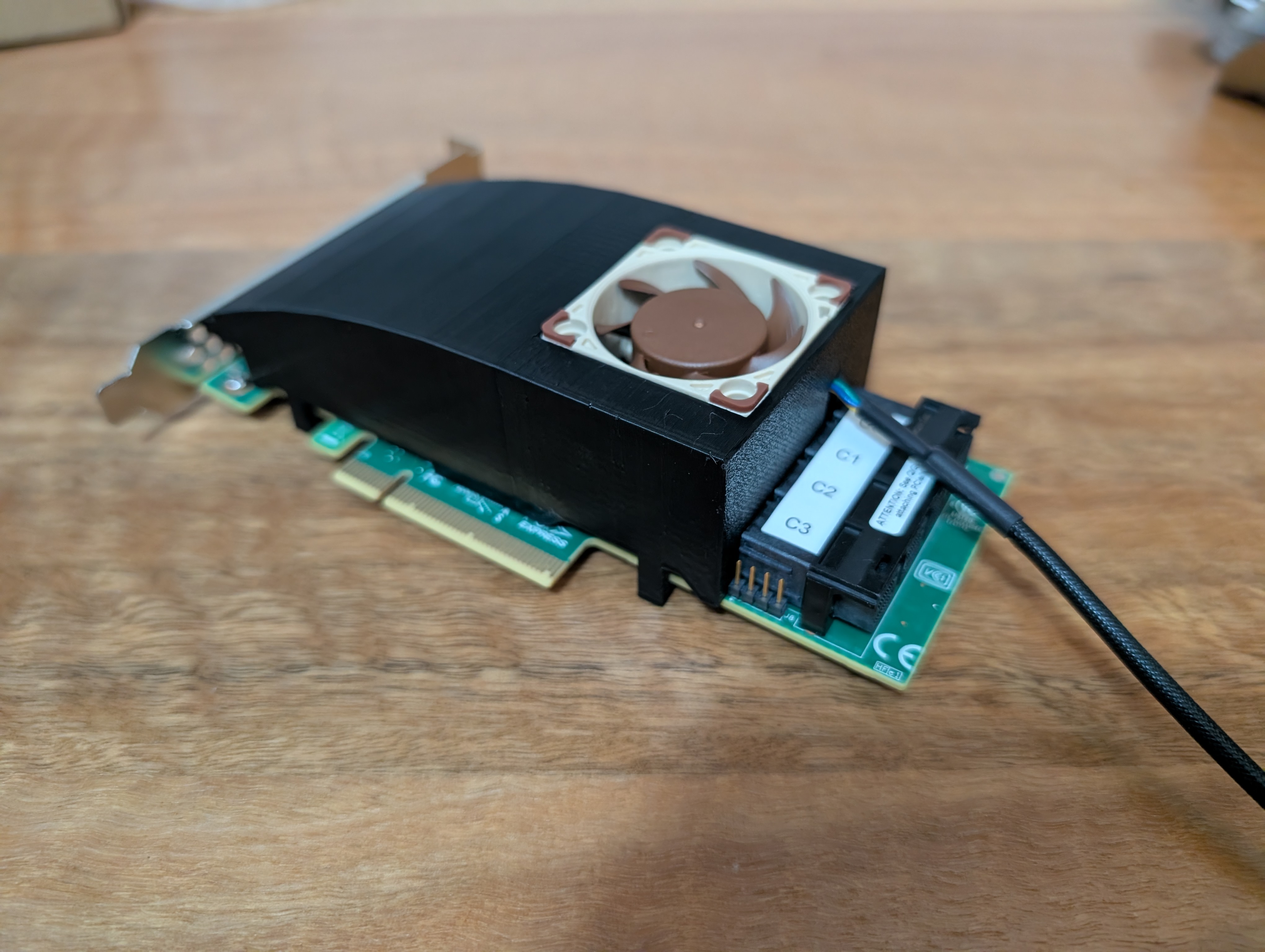 LSI 9400-16i 40x20 Fan Shroud