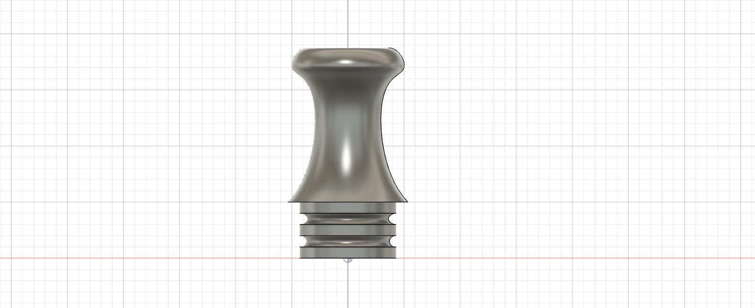 berserker style 510 drip tip by Andrey Chursa Download free STL model