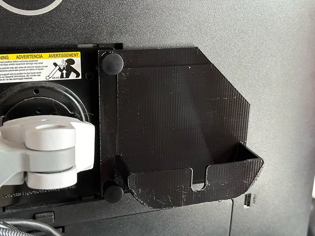 Raised Apple TV VESA Mount for Ergotron pivot